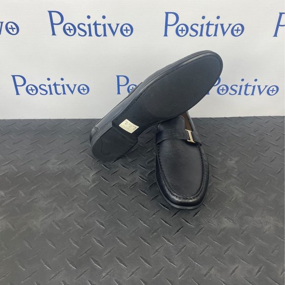 Bally Colbar Black Leather Loafers US 12 - Picture 5 of 8